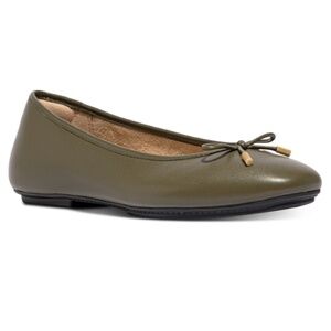 Fitflop Women's Delicato Bow Ballerina Flats - Deep Olive